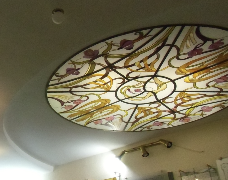 Oval bathroom skylight